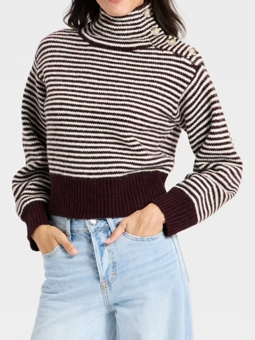 Universal Thread Ribbed Knit Turtleneck Sweater - Picture 1 of 9